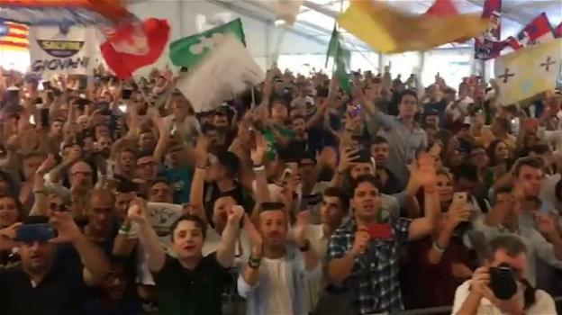 Un coro di giovani leghisti contro Luigi Di Maio: “Torna al San Paolo”