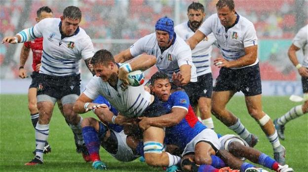 Mondiale di Rugby: l’Italia stenta ma supera la Namibia