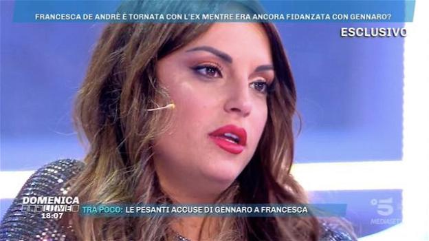 Domenica Live, Francesca De André annuncia il ritorno con Giorgio Tambellini e attacca Gennaro Lillio: "È infantile"