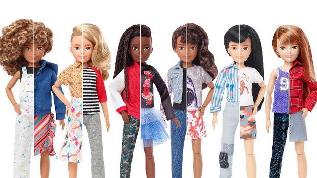 Mattel, in vendita una nuova linea di bambole senza genere