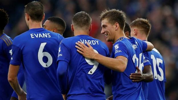 Premier League: il Leicester batte 5 a 0 il Newcastle