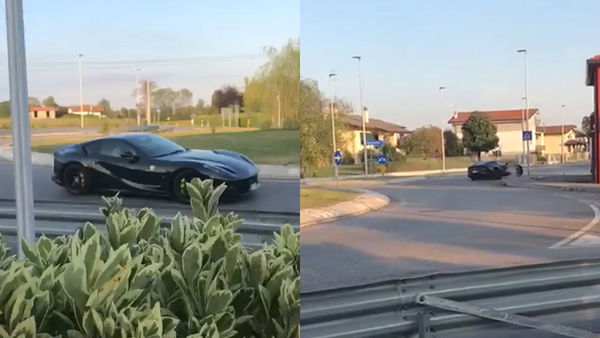 Come distruggere una Ferrari da 300 mila euro: la scena è da brividi