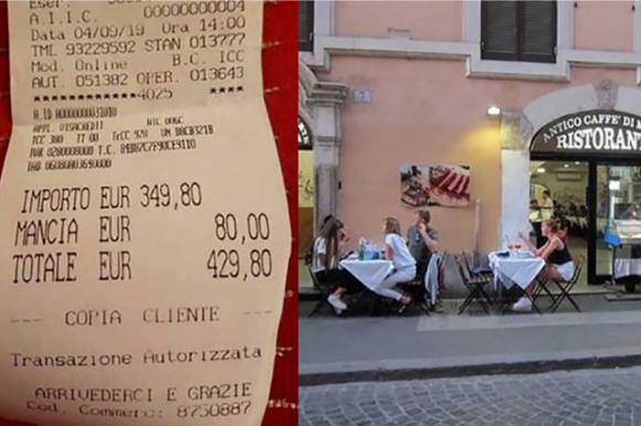 Roma, maxi scontrino al centro storico: “Turiste giapponesi truffate”