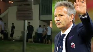 La sorpresa dei giocatori del Bologna a Mihajlovic: cori per lui sotto l’ospedale