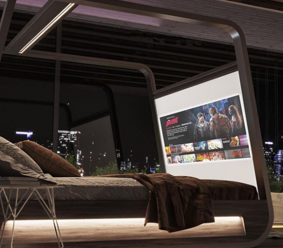 Ecco Hi-Bed: il letto tecnologico per gli amanti delle serie tv