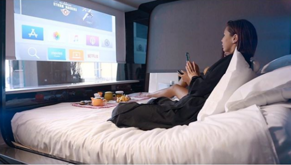 Ecco Hi-Bed: il letto tecnologico per gli amanti delle serie tv