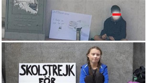 Potito, “eroe pugliese” 12enne che protesta da solo nel giorno dello Sciopero per il clima