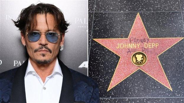 Johnny Depp: qualcuno ha vandalizzato la sua stella sulla Walk of Fame