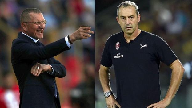 Genoa-Milan, Andreazzoli contro Giampaolo: sfida per restare in panchina