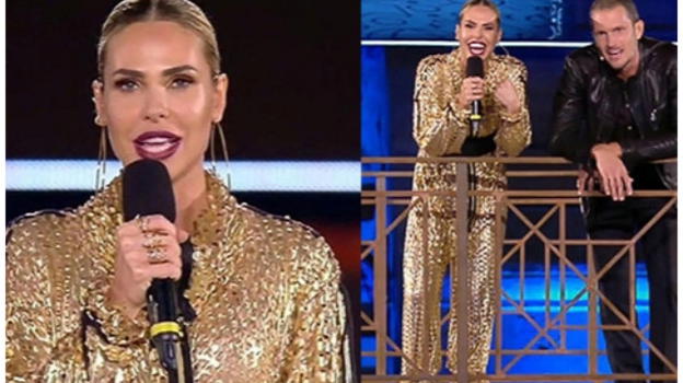 Eurogames, Ilary Blasi sfoggia un look splendente
