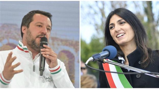 Matteo Salvini esprime dure considerazioni sul sindaco di Roma, Virginia Raggi