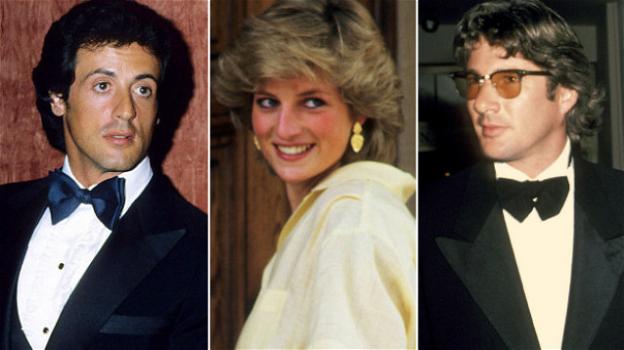 Richard Gere e Sylvester Stallone litigarono per Lady Diana: a rivelarlo è Elton John