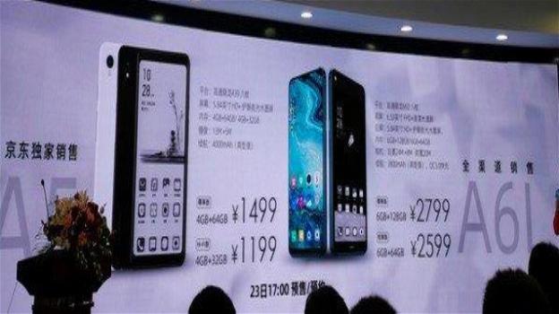 Hisense A5 e Hisense A6L: ecco i nuovi smartphone con display anche e-ink