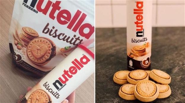La Ferrero lancia i biscotti ripieni di Nutella: si chiamano Nutella Biscuits