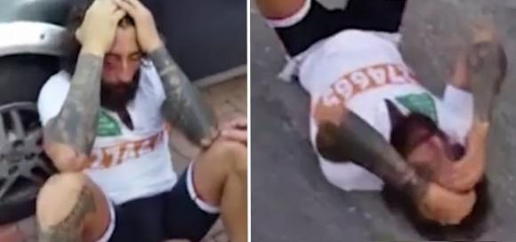Striscia la Notizia, Brumotti di nuovo aggredito: sassaiola e lancio di bici durante un servizio