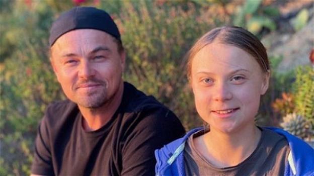 Leonardo DiCaprio insieme a Greta Thunberg su Instagram