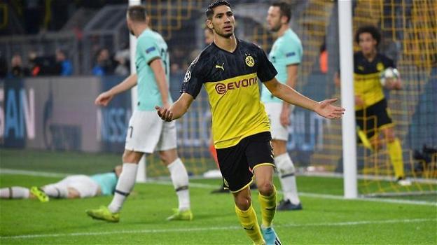 Champions League: Inter avanti 0-2 a Dortmund si fa rimontare dal Borussia