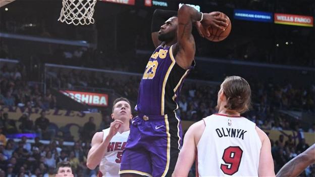NBA, 8 novembre 2019: settima vittoria dei Lakers ed Heat ko, i Jazz domano i Bucks.