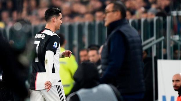 Cristiano Ronaldo, sostituito prima della fine di Juve-Milan, vola furioso in Portogallo