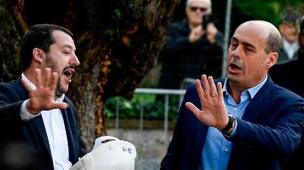 Matteo Salvini critica Nicola Zingaretti impegnato nell’assemblea del Partito Democratico