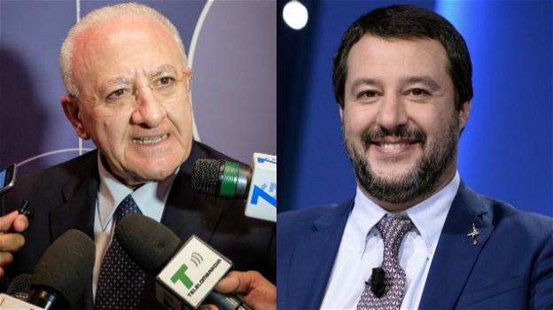 Vincenzo De Luca contro Matteo Salvini, con frecciatina a Luigi Di Maio