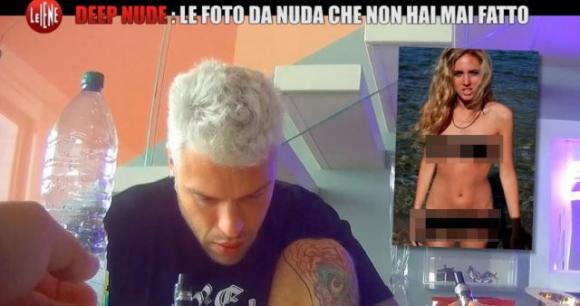 Fedez vittima di uno scherzo: Le Iene gli mostrano delle foto false di Chiara Ferragni, ecco la sua reazione