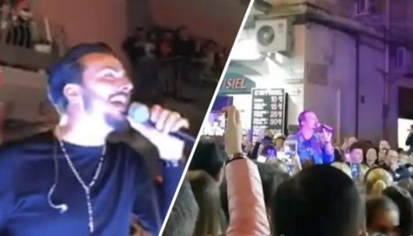 Il neomelodico Tony Colombo ancora nei guai: i vigili urbani interrompono il suo concerto