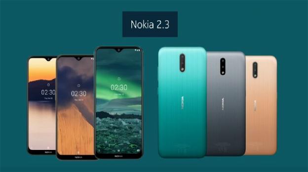 Nokia 2.3: ufficiale lo smartphone iper economico Android 10 ready
