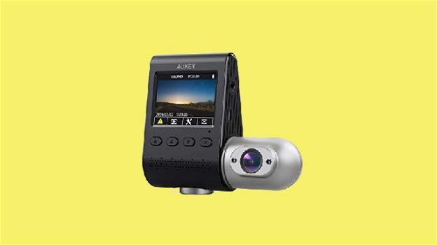 AUKEY DRS2: doppia dash cam Full HD per auto con grandangolare