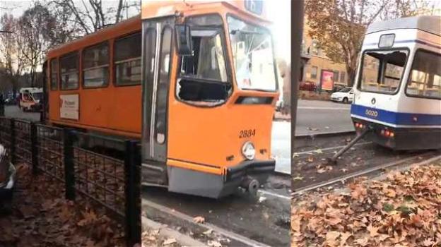 Torino, incidente tra due tram: 11 i feriti