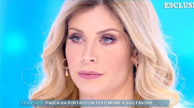 Domenica Live, Paola Caruso rivela di aver denunciato Moreno Merlo