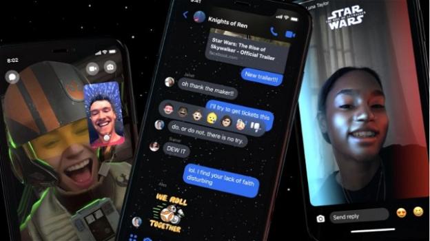 Messenger: arrivate le personalizzazioni per omaggiare l’ultimo Star Wars