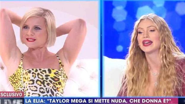 Live – Non è la D’Urso, Taylor Mega contro Antonella Elia: "Ringraziami per averti riesumata"