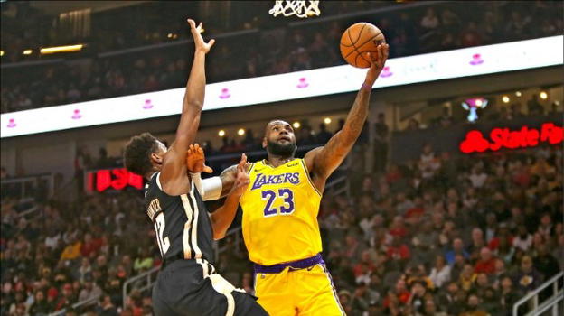 NBA, 15 dicembre 2019: i Los Angeles Lakers faticano ma vincono ad Atlanta, i Nets travolgono i 76ers