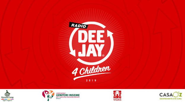 Radio Deejay for Children: oggi in onda per una raccolta fondi
