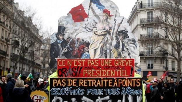 Proteste in Francia contro la riforma delle pensioni