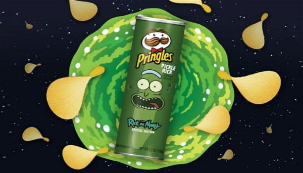 Pringles lancia il nuovo gusto “Pickle Rick”, potrebbe arrivare presto in Italia