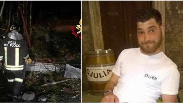 Ascoli Piceno: 26enne cade dal dirupo per spegnere l’incendio