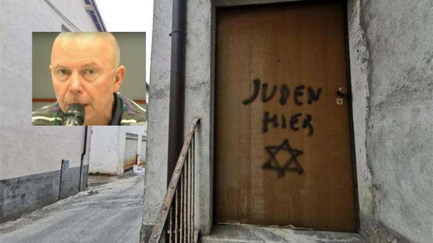 Cuneo, scritte antisemite sulla porta del figlio di una deportata