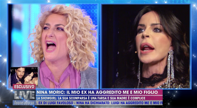 Nina Moric litiga pesantemente con la madre di Luigi Maria Favoloso
