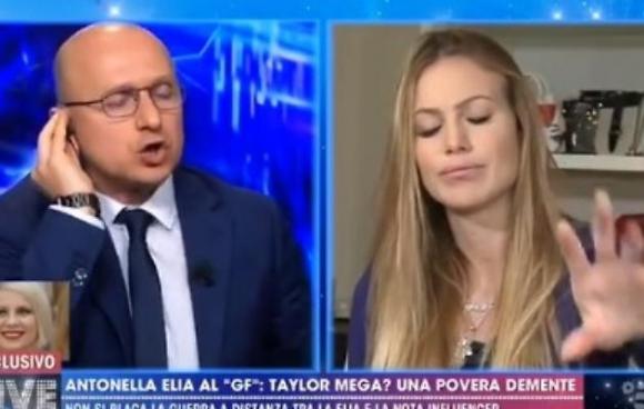 Taylor Mega, foto shock contro la Polizia, Barbara D’Urso la manda via. Lei minaccia Mediaset