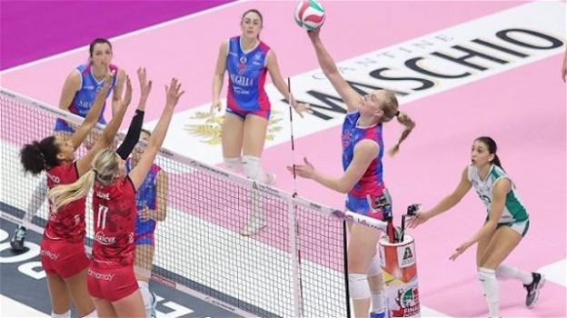 Coppa Italia volley femminile: Busto Arsizio vince 3-0 contro Monza