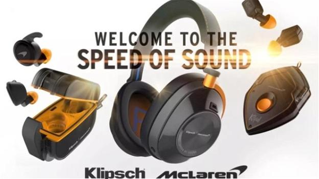 Ecco le cuffie e gli auricolari wireless Klipsch Audio targati McLaren Racing