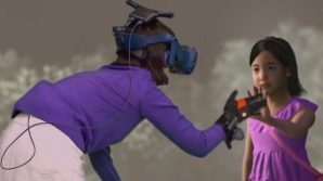 Realtà virtuale: una mamma