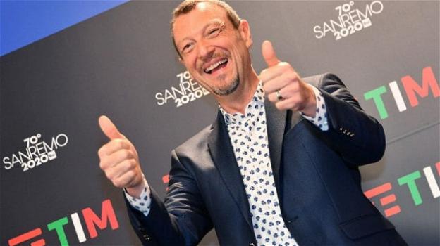 Sanremo 2020, Amadeus commosso in conferenza stampa: "Sono l’uomo più felice del mondo"