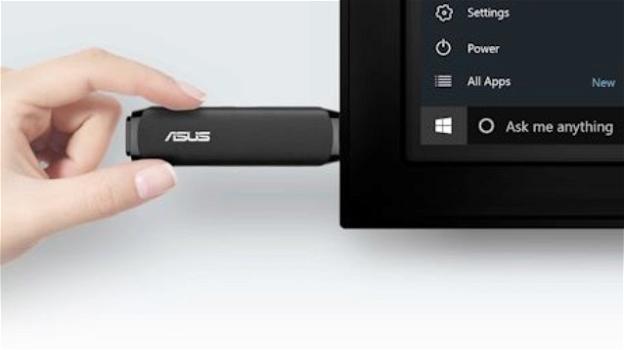 Asus VivoStick PC TS10: con l’update B174D guadagna più memoria e Windows 10 Pro