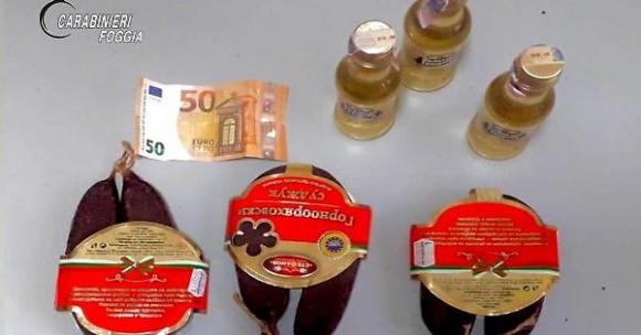 Cerignola: tenta di corrompere i carabinieri con 50€, salsicce e liquori. arrestato