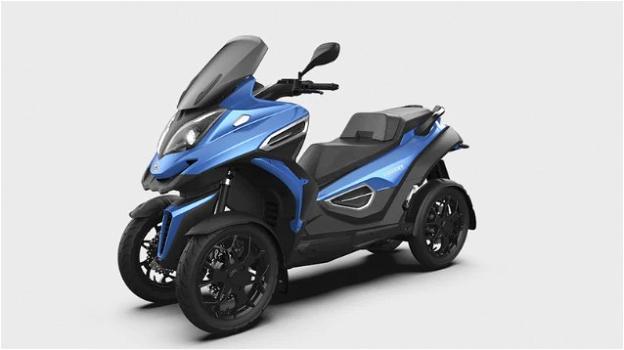 eQuooder: ufficiale il nuovo scooter 4 ruote a trazione elettrica