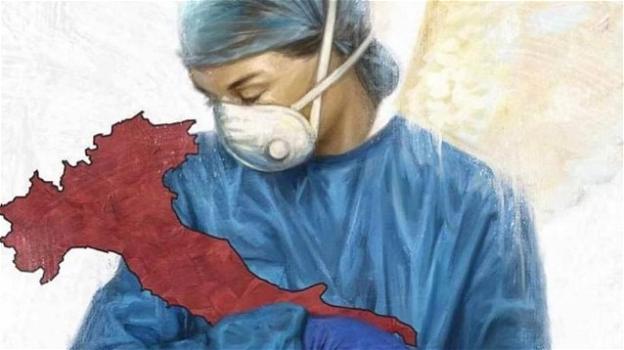 Coronavirus: dottoressa culla l’Italia, immagine commovente