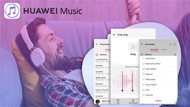 Huawei Music: disponibile anche in Europa e Italia il music streaming alternativo